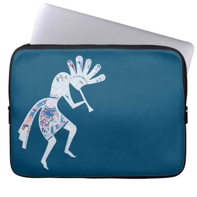 "Native America Culture" - Dancing Kokopelli 4 Laptop Fodral (Framsidan)