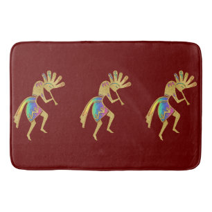 "Native America Culture" - Dancing Kokopelli 5 Badrumsmatta
