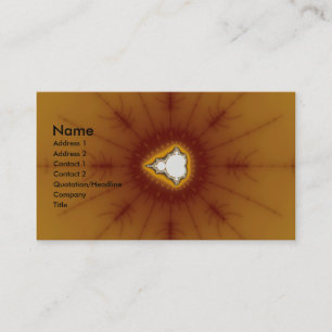 Native America - Fractal Visitkort