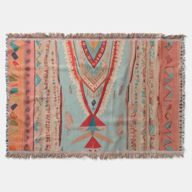 Native America Pattern Filt (Framsidan)