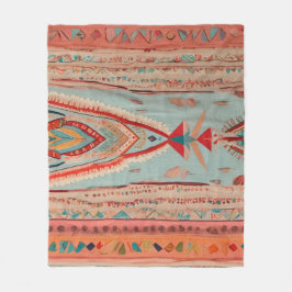 Native America Pattern Fleecefilt