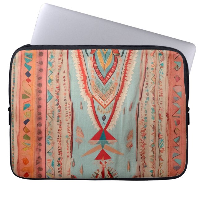 Native America Pattern Laptop Fodral (Framsidan)