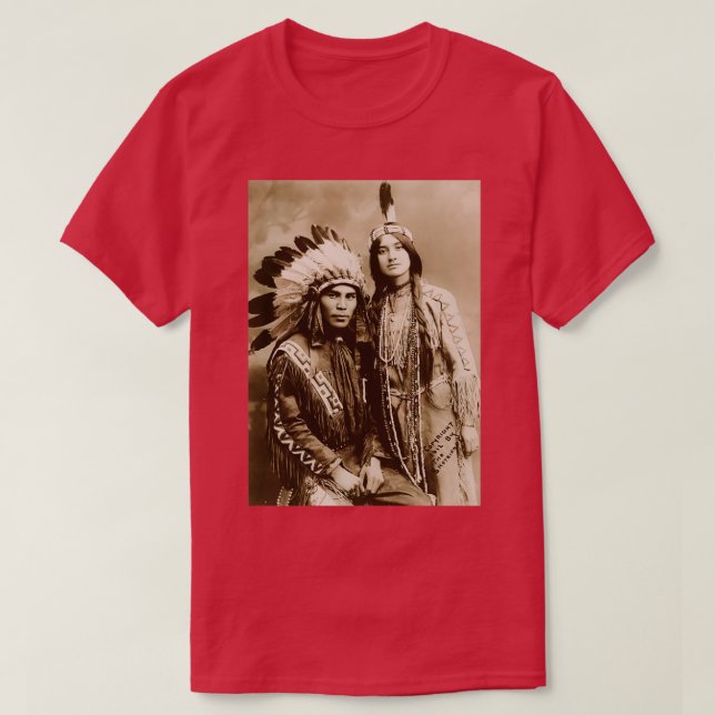 Native American 69 T Shirt (Design framsida)