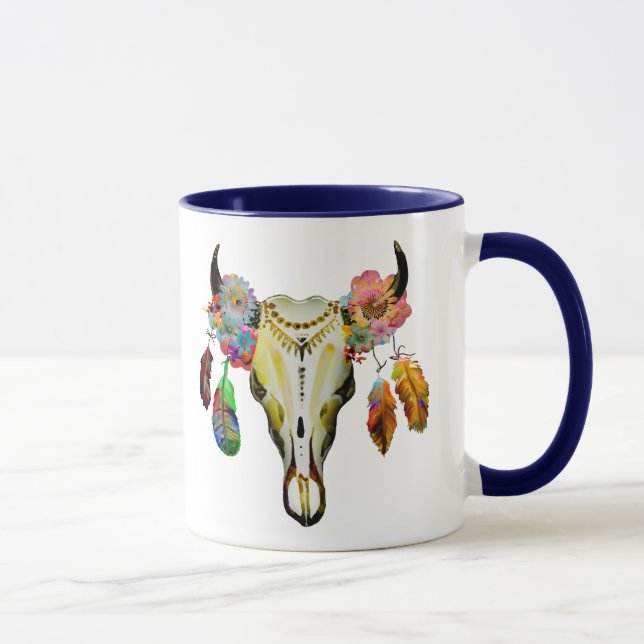 Native American Animal Skull Mugg (Höger)