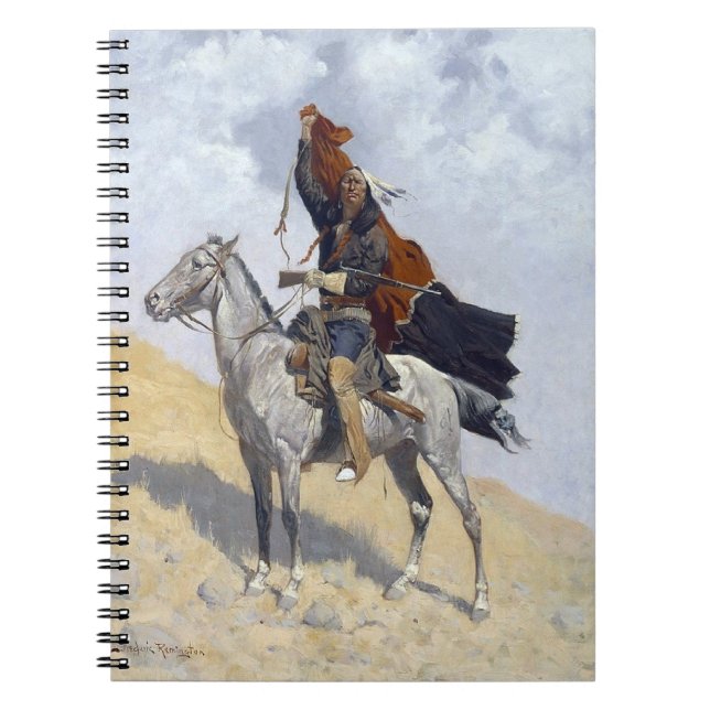 Native American Apache-krigare Anteckningsbok (Framsidan)