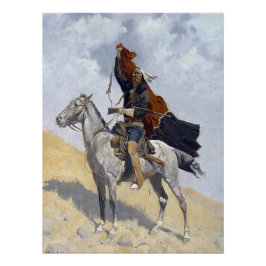 Native American Apache-krigare Perfect Poster