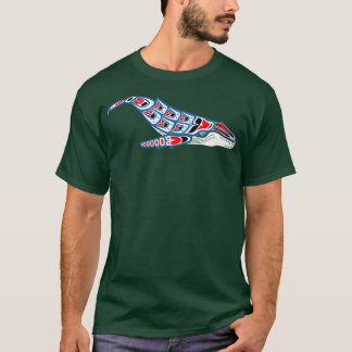 Native American Art Humpback Whale Pacific Northwe T Shirt