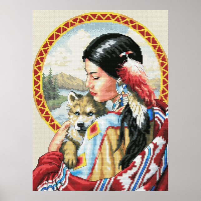 Native American Art Poster (Framsidan)