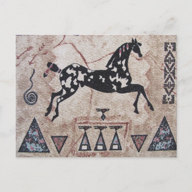 Native American Art Vykort (Framsida)