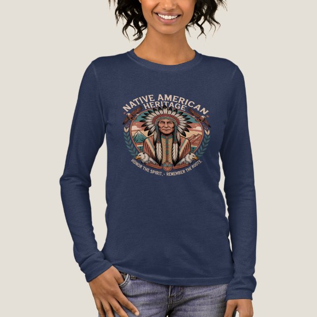 Native American-arv  T Shirt (Framsida)