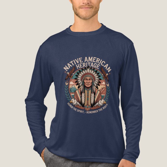 Native American-arv  T Shirt (Framsida)