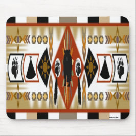 Native American Bear Klan Mousepad Musmatta