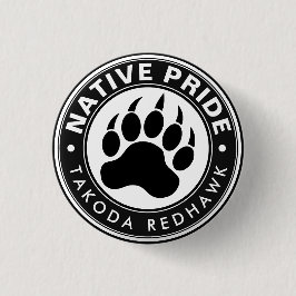 Native American Bear Paw Logo Personalized Name Knapp