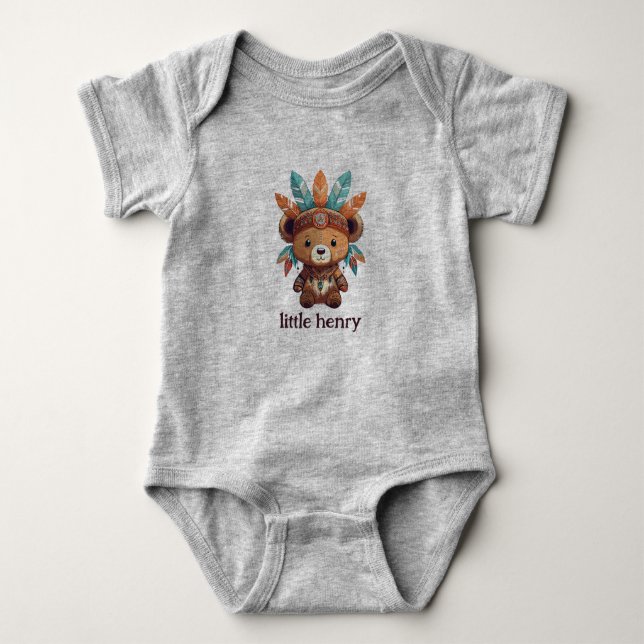 Native American Bear T Shirt (Framsida)