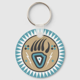 Native American Bear Tass Nyckelring