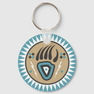 Native American Bear Tass Nyckelring