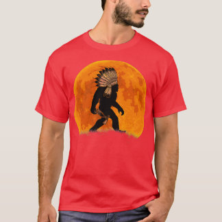 Native American Bigfoot T Shirt