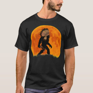 Native American Bigfoot T Shirt