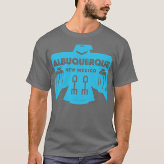 Native American Bird Albuquerque New mexico Blue T Shirt