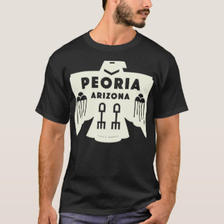 Native American Bird Peoria Arizona Tan T Shirt