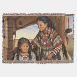 Native American Blanket | Indiansk butik Filt