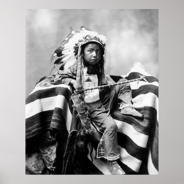 Native American Boy 1899 Poster (Framsidan)