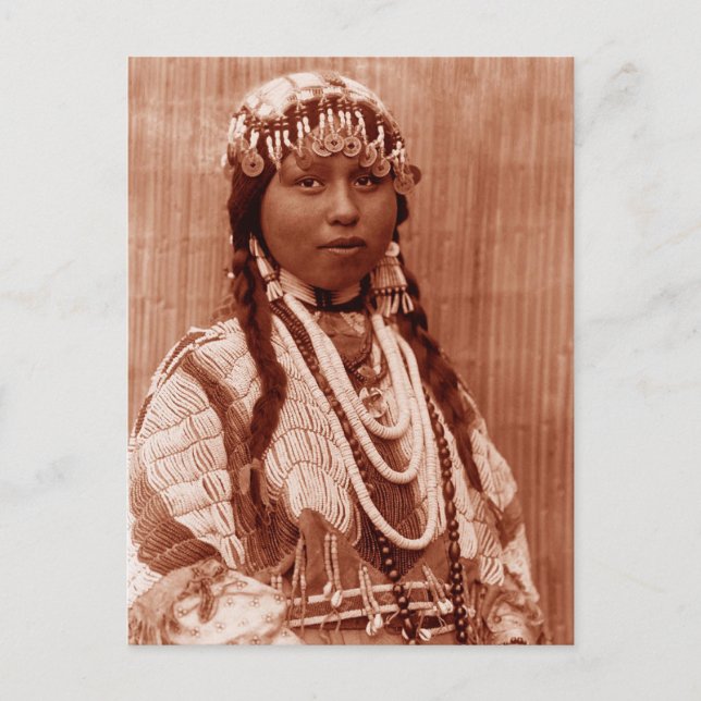 Native American Bride Vykort (Framsida)