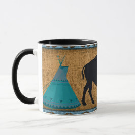 Native American Buffalo/Bison Mugg