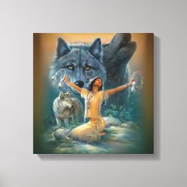 Native American Canvastryck