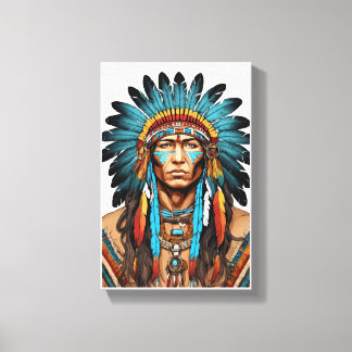 Native American Canvastryck