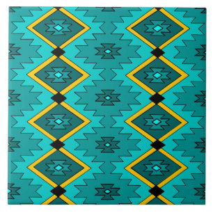 Native American Ceramic Tile Kakelplatta
