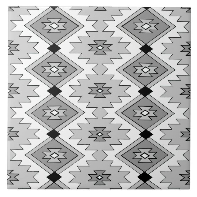Native American Ceramic Tile Kakelplatta (Framsidan)