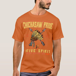 NATIVE AMERICAN CHICKASAW PRIDE SPIRIT  T SHIRT