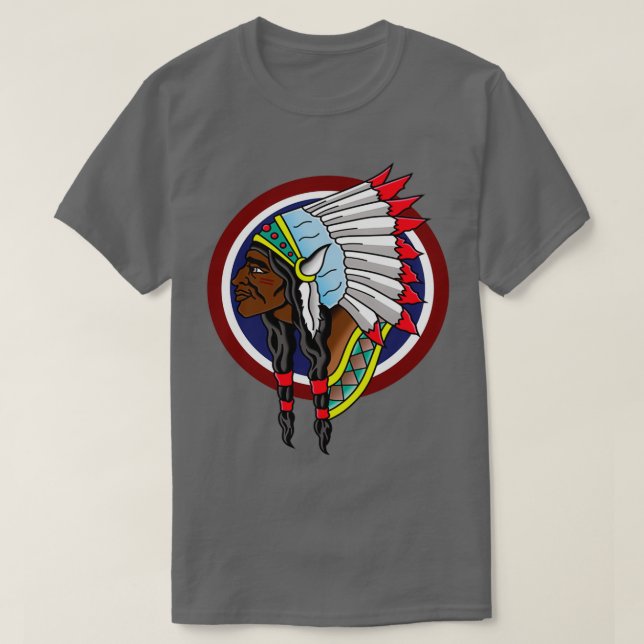 Native American Chief  (3) T Shirt (Design framsida)