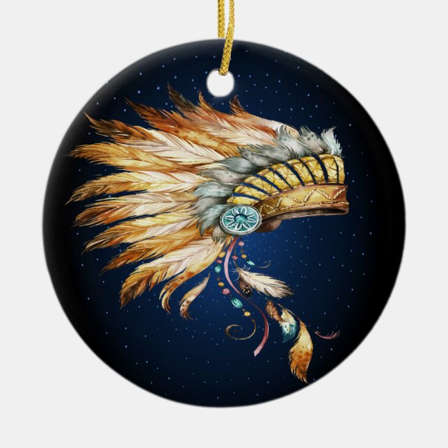 Native American Chief Headdress Ornament (Framsidan)