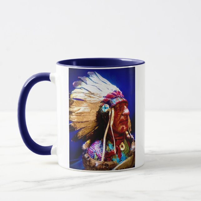 Native American Chief Mug Mugg (Vänster)