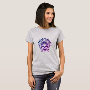 Native American Chief Skull Tee