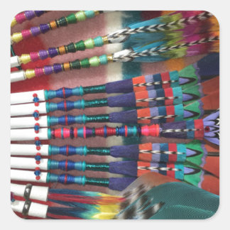 Native American Church Fläkt, kopp, kaffe, skjorto Fyrkantigt Klistermärke