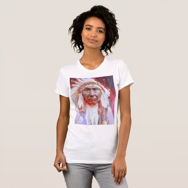 Native American Crazy Horse Tee (Hel framsida)