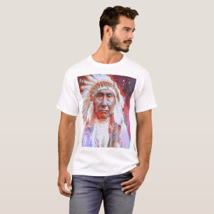 Native American Crazy Horse Tee Shirt