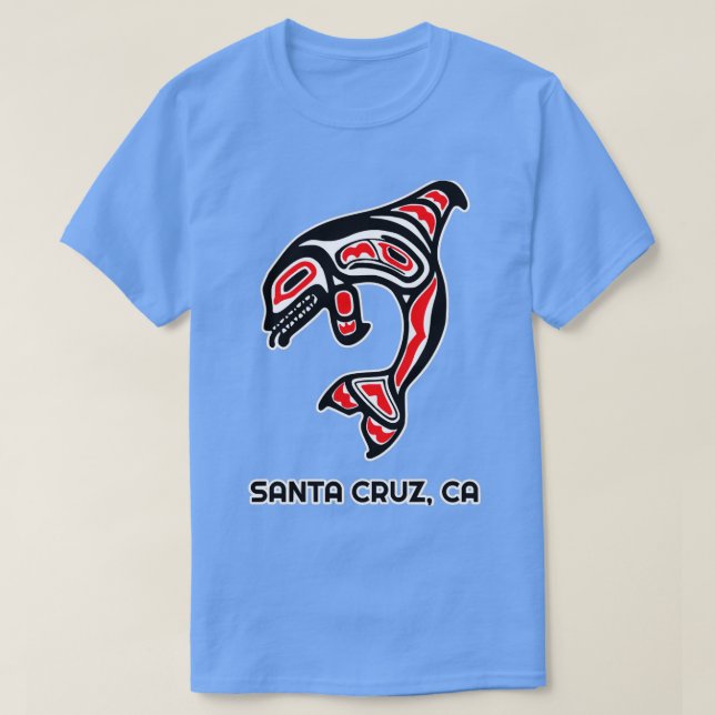 Native American Cruz Santa California T Shirt (Design framsida)