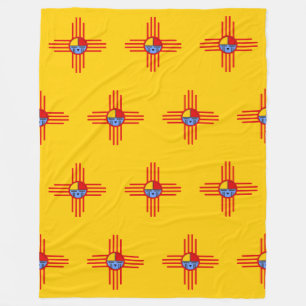 Native American Culture - Kachina Zia Symbol 2 Fleecefilt