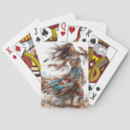 Native American Dancer Classic Playing Cards Casinokort