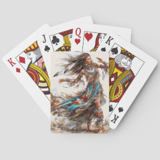 Native American Dancer Classic Playing Cards Casinokort
