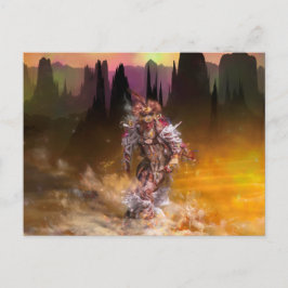 Native American Dancer ROLLING THUNDER Vykort