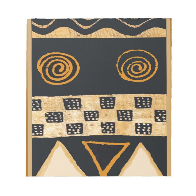 Native American Design i sydvästra stammen Anteckningsblock (Framsida)