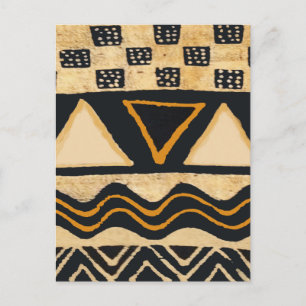 Native American Design i sydvästra stammen Vykort