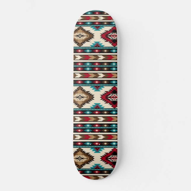 Native American Design Skate Board (Framsida)