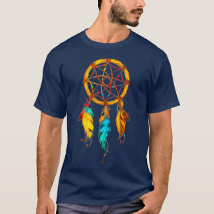 Native American Dreamcatcher Feather T Shirt