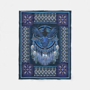 Native American Dreamcatcher Fleecefilt